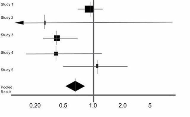 Forest plot for meta-analysis appraisal
